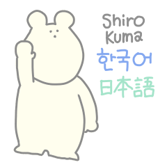 SHIRO KUMA 韓国語 日本語